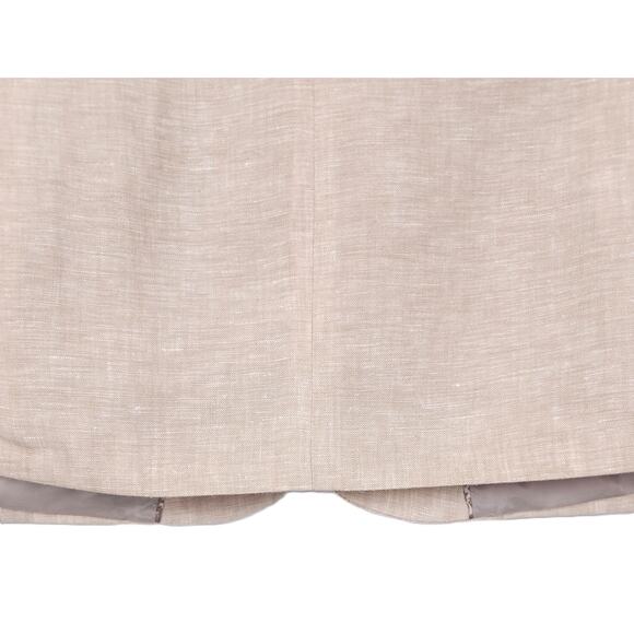 Bar III Men's Slim-Fit 100% Linen 2-Piece Suit Tan Solid 44L 36x34 NWT - Picture 7 of 13